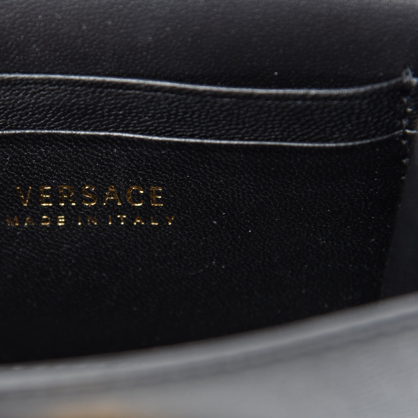 Calfskin Mini Icon Handbag Black