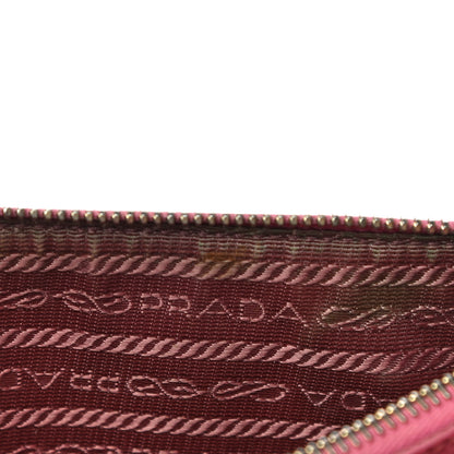 Prada Saffiano Lux Mini Galleria Double Zip Tote Begonia 16 of 35