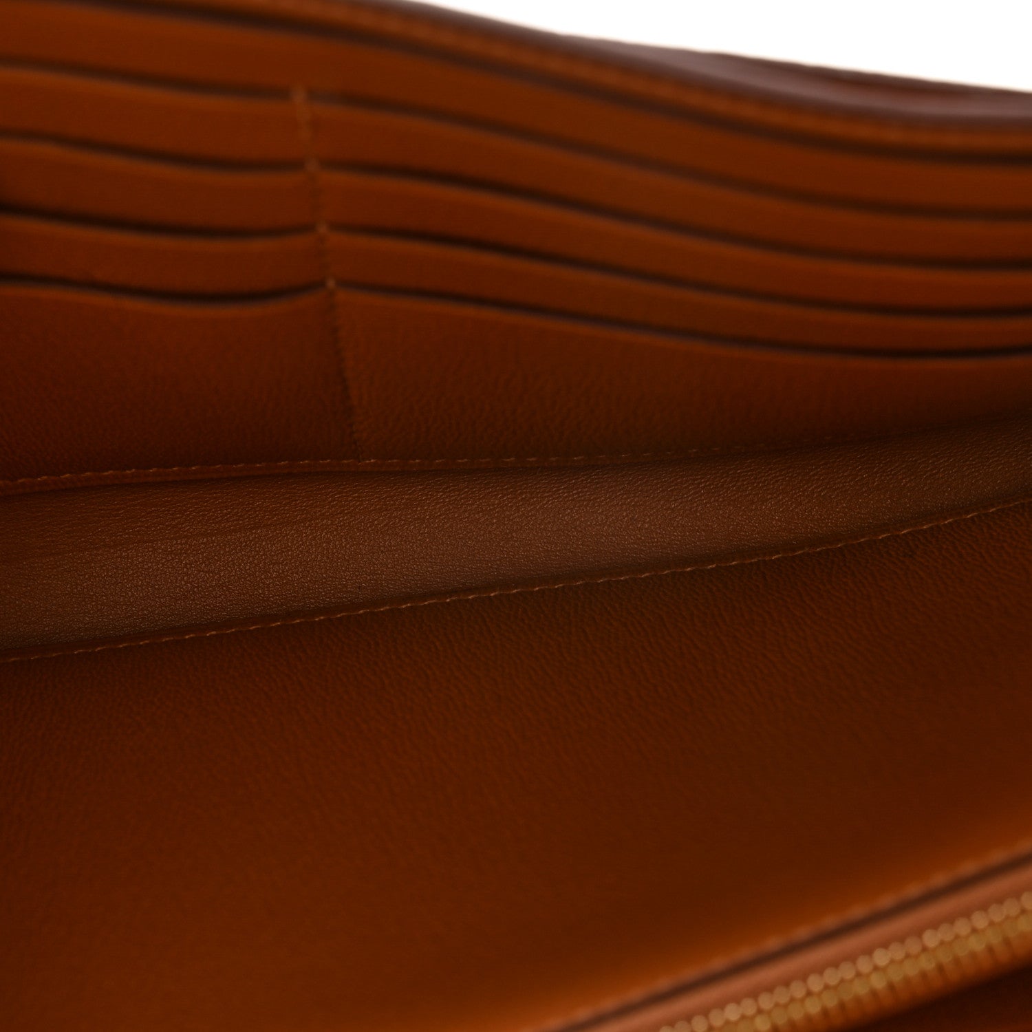 Hermes Matte Alligator Constance Long Wallet Fauve 5 of 9