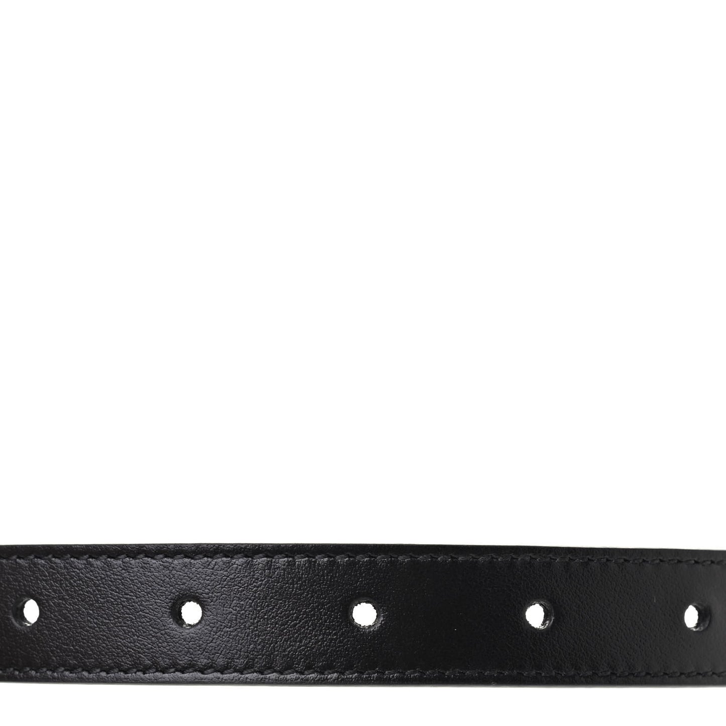 Plutone Calfskin Double G 20mm Belt 65 26 Black