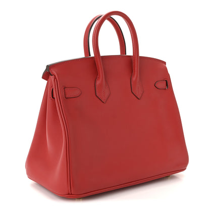 Hermes Swift Birkin 25 Rouge Casaque 3 of 11
