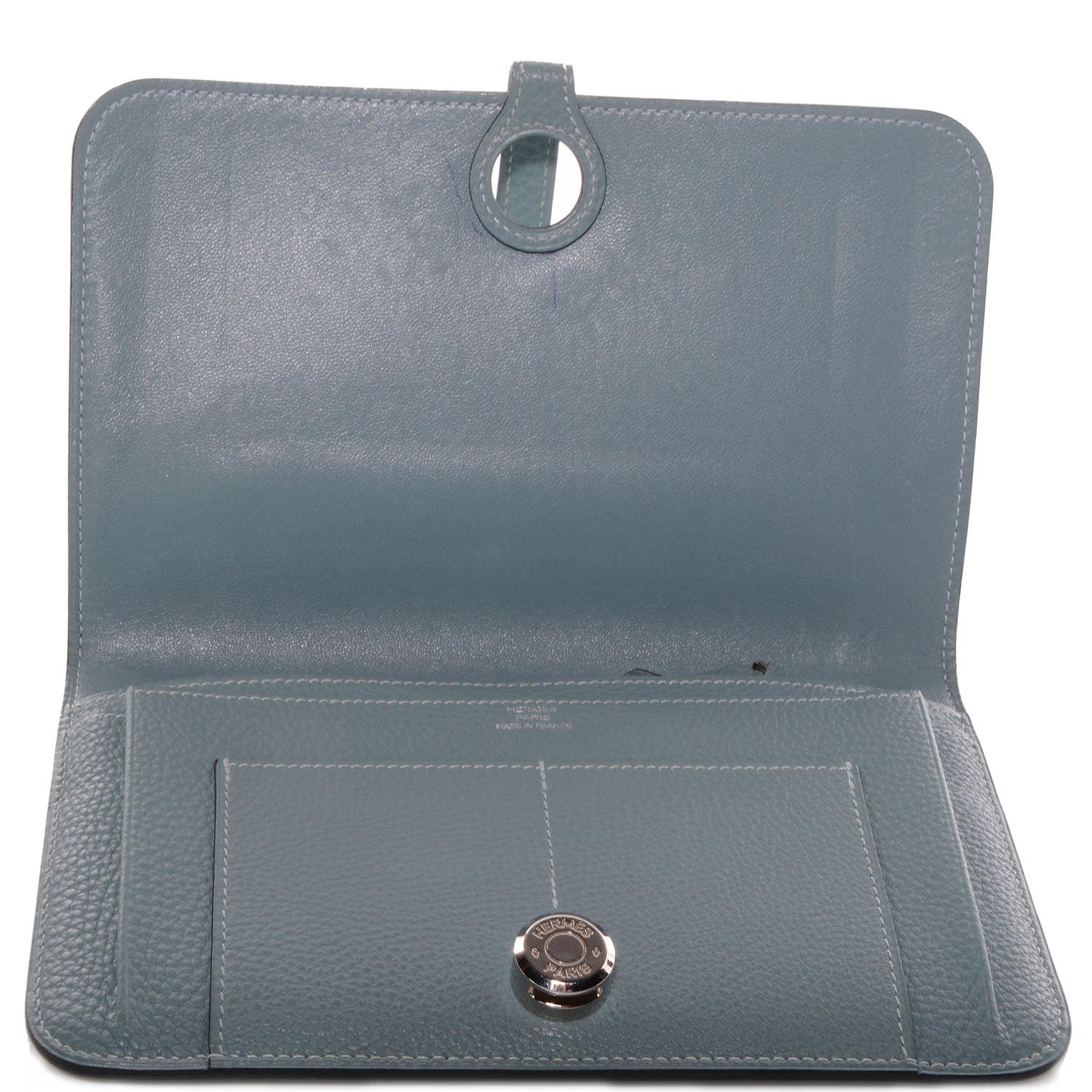 Hermes Togo Dogon Duo Wallet Ciel 5 of 8