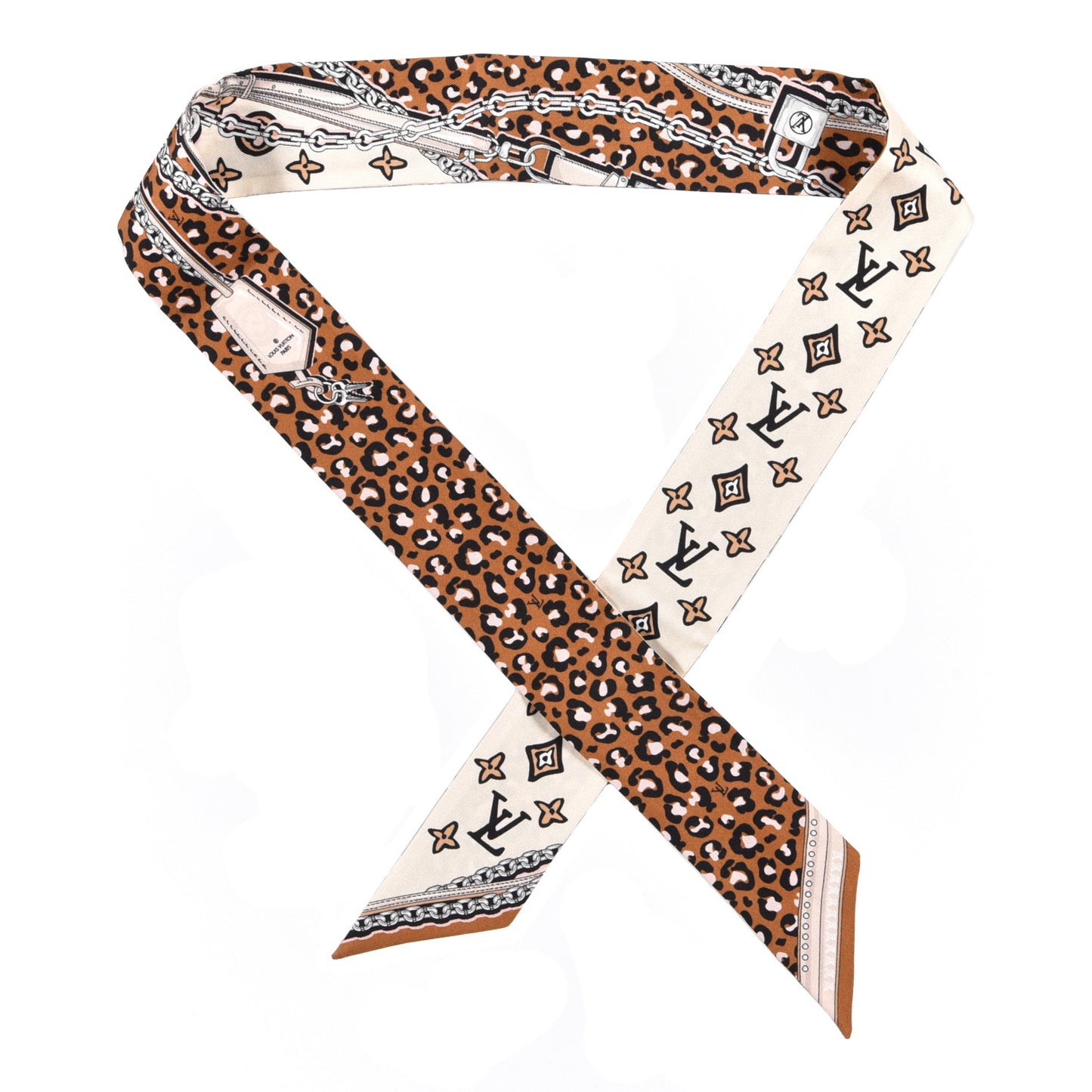 Silk Monogram Wild At Heart BB Bandeau Cream