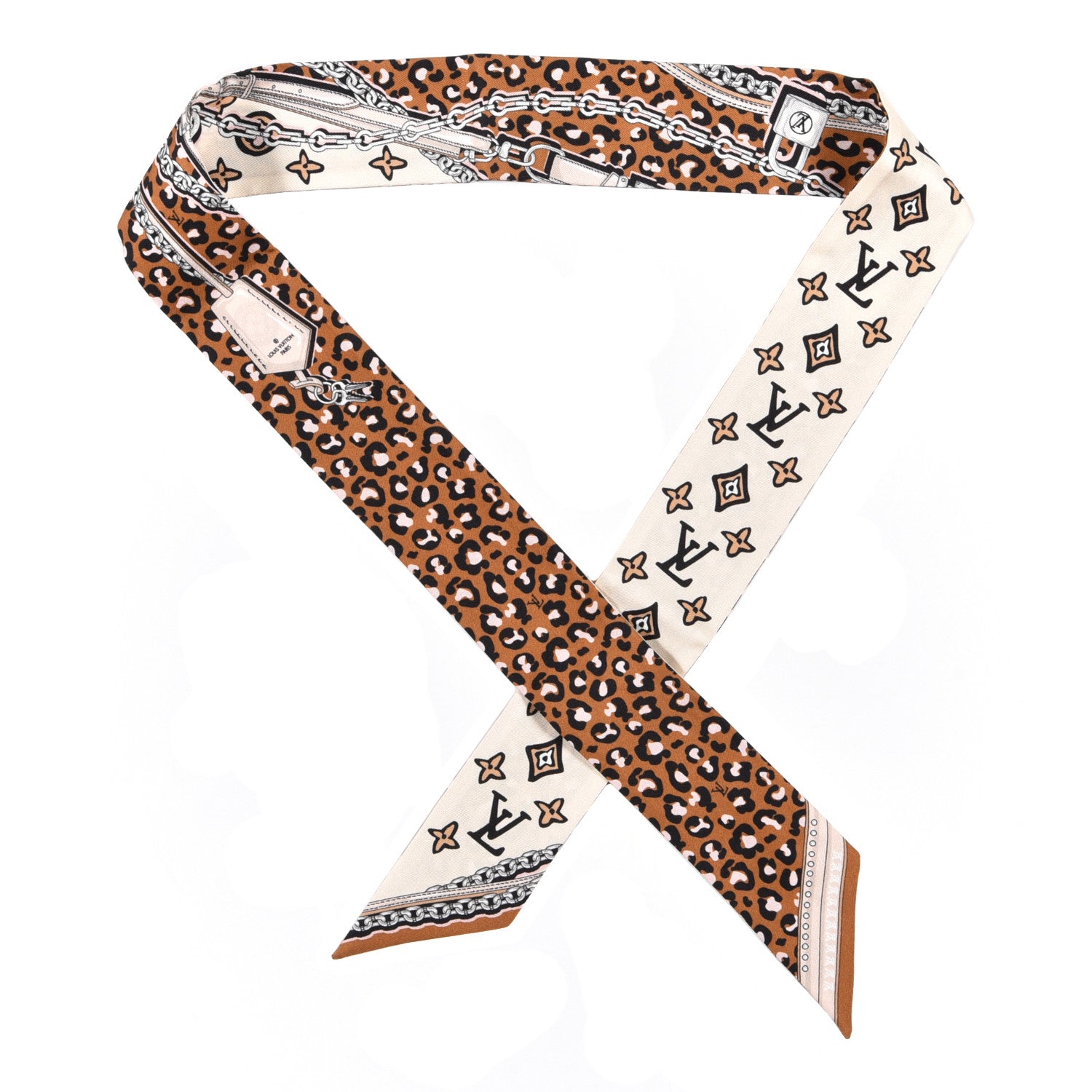 Louis Vuitton Silk Monogram Wild At Heart BB Bandeau Cream 1 of 4