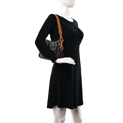Louis Vuitton Monogram Multicolor Lodge PM Black 2 of 9