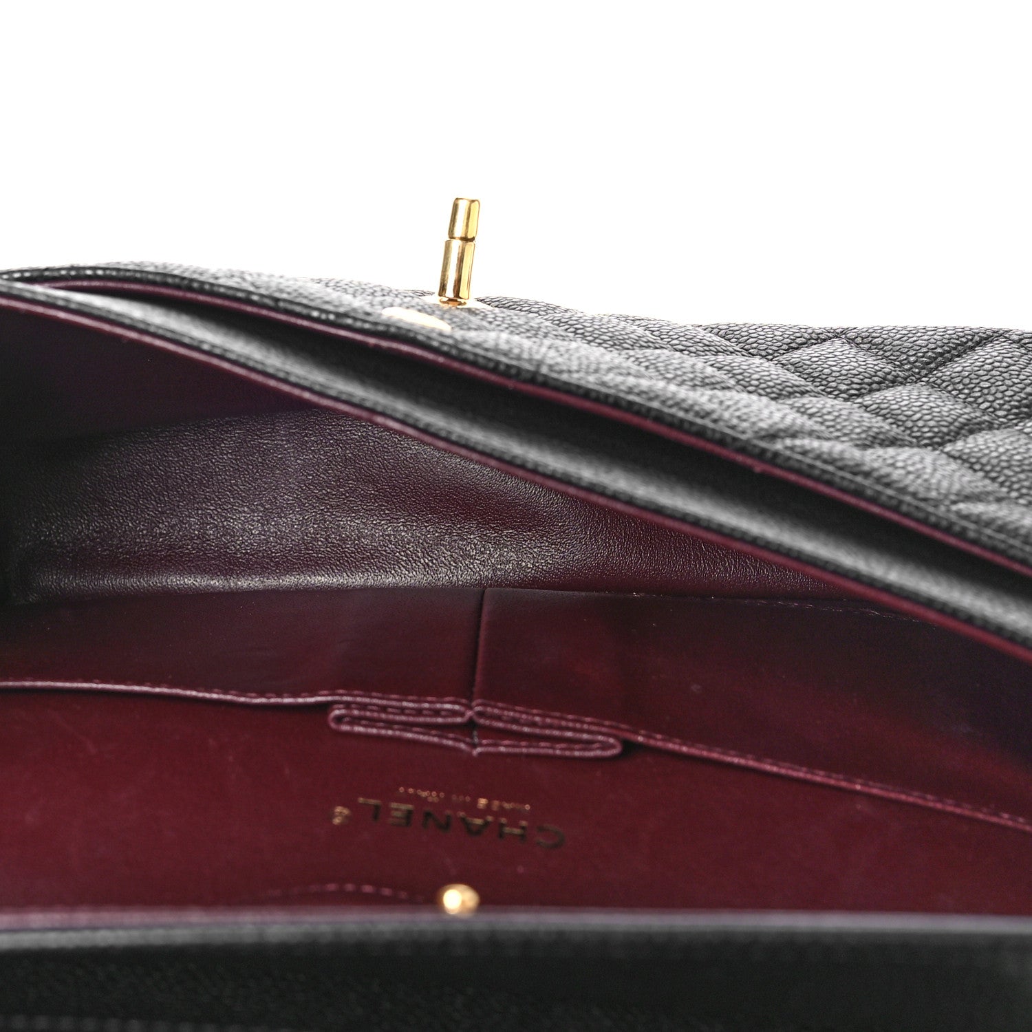 Chanel Caviar Quilted Medium Double Flap Black 5 of 9