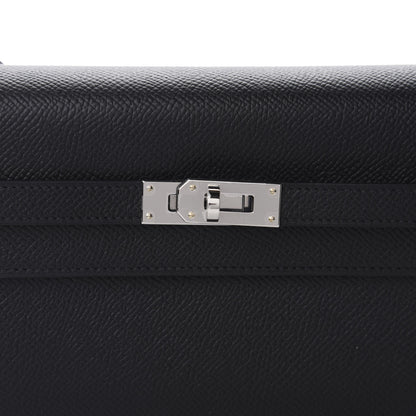 Hermes Epsom Kelly Wallet To Go Black 9 of 10