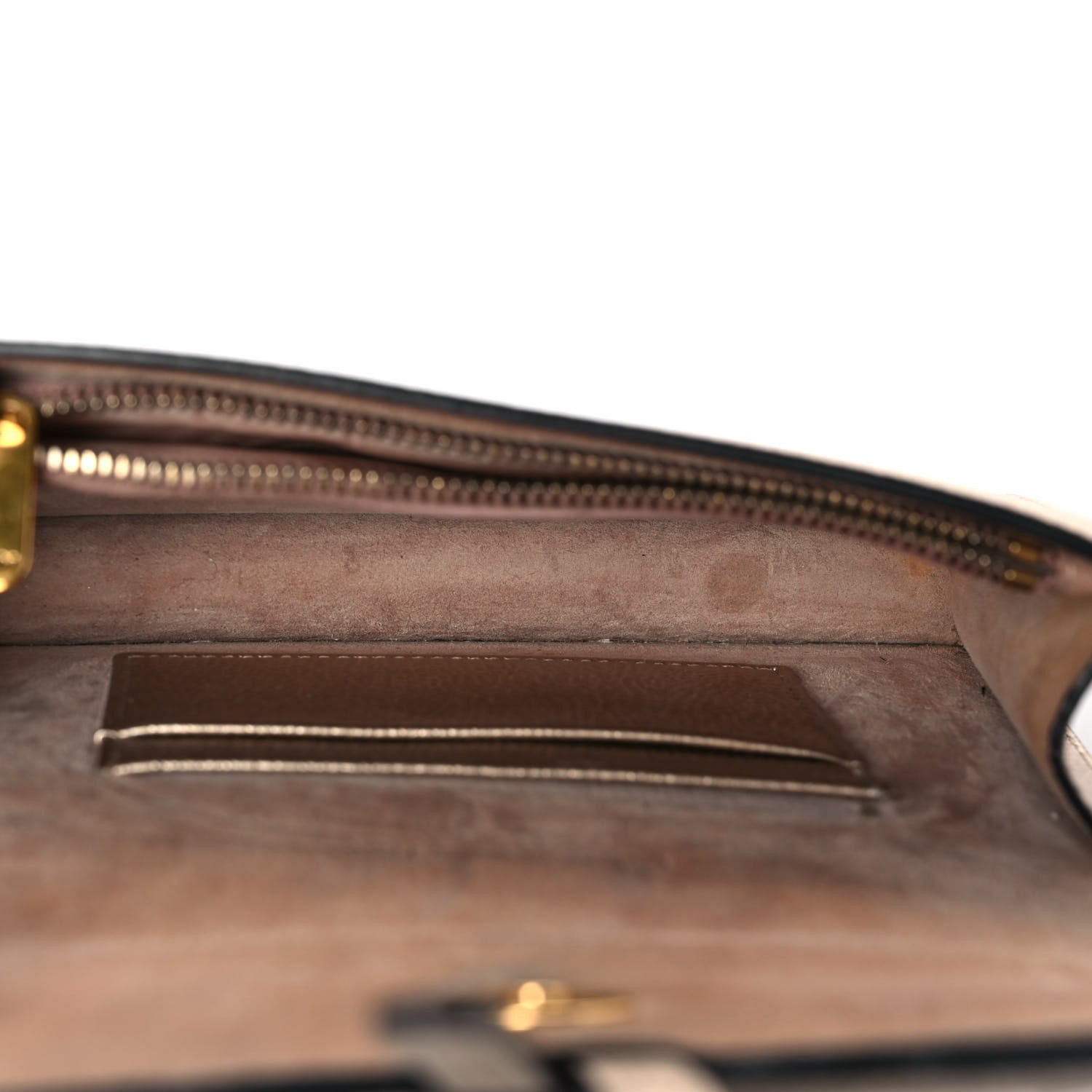 Christian Dior Metallic Grained Calfskin Saddle Belt Bag Gold 4 of 8