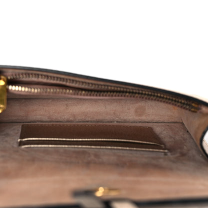 Christian Dior Metallic Grained Calfskin Saddle Belt Bag Gold 4 of 8
