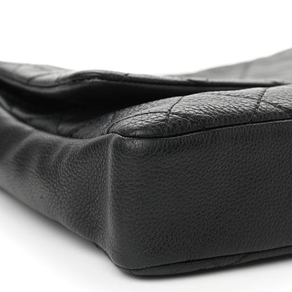 Chanel Calfskin Quilted Couture Messenger Black 13 of 14