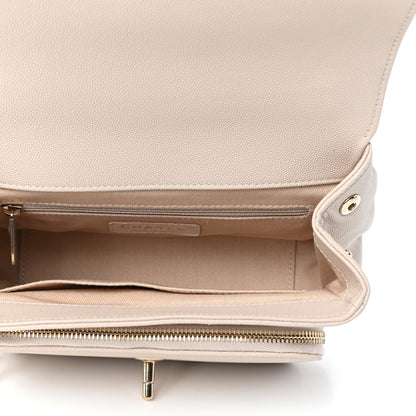 Chanel Caviar Quilted Medium Business Affinity Flap Beige 5 of 10