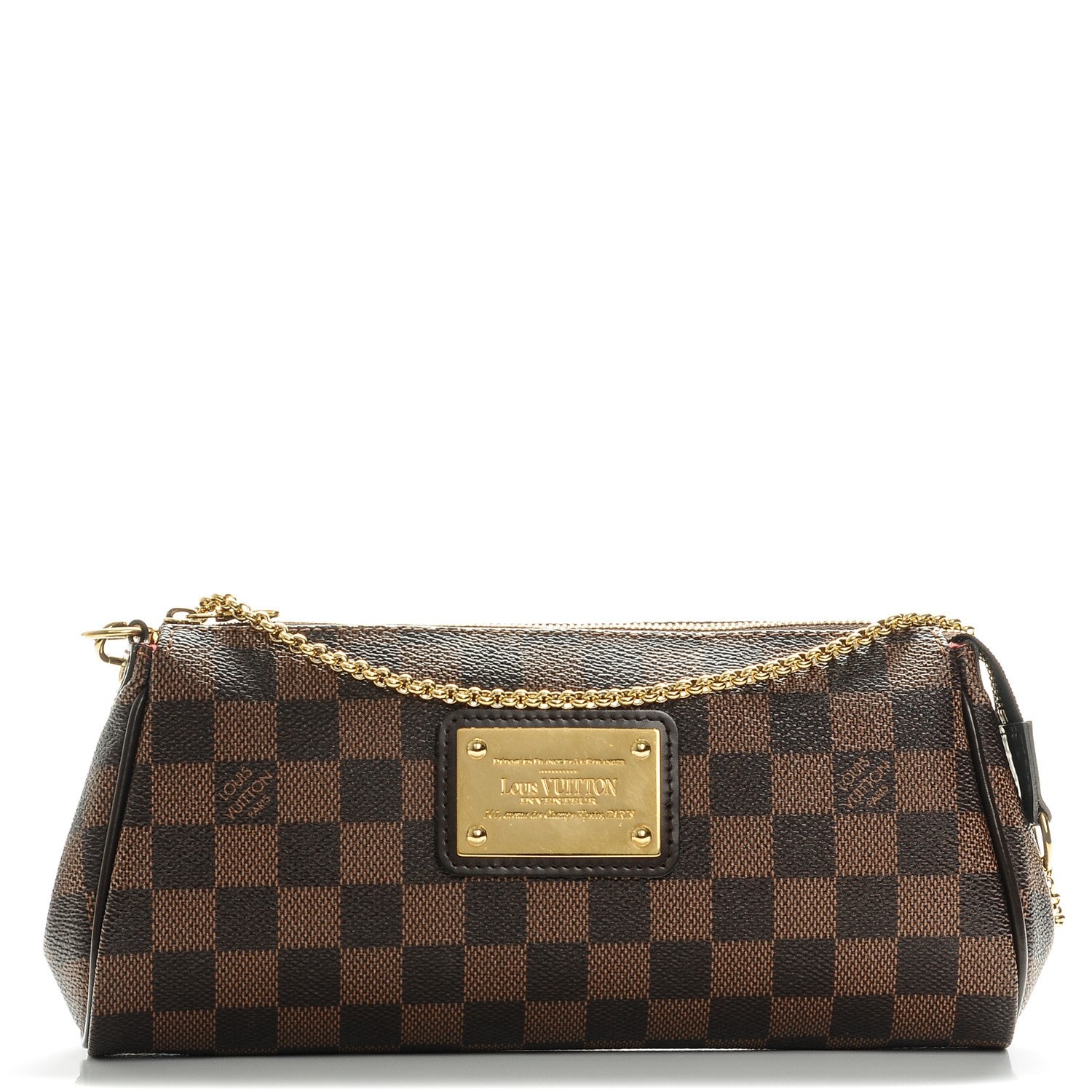 Louis Vuitton Damier Ebene Eva Clutch 1 of 7