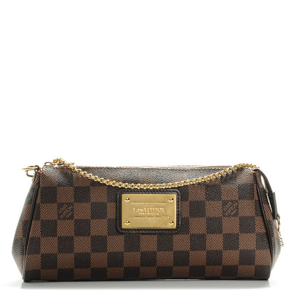 Louis Vuitton Damier Ebene Eva Clutch 1 of 7