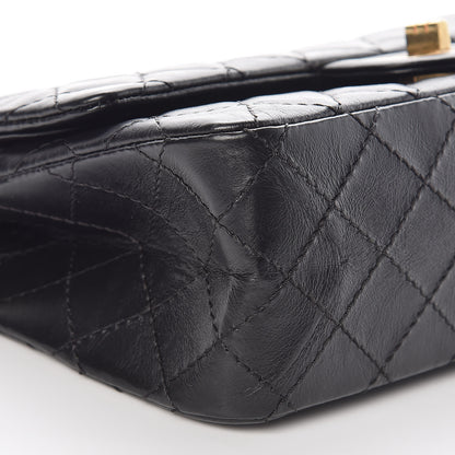 Chanel Aged Calfskin Quilted 2.55 Reissue 225 Flap Black 9 of 11