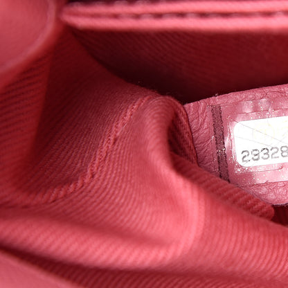 Chanel Caviar Chevron Quilted Mini Coco Handle Flap Pink 7 of 11