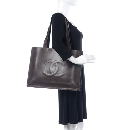 Chanel Caviar CC Shoulder Bag Brown 2 of 13