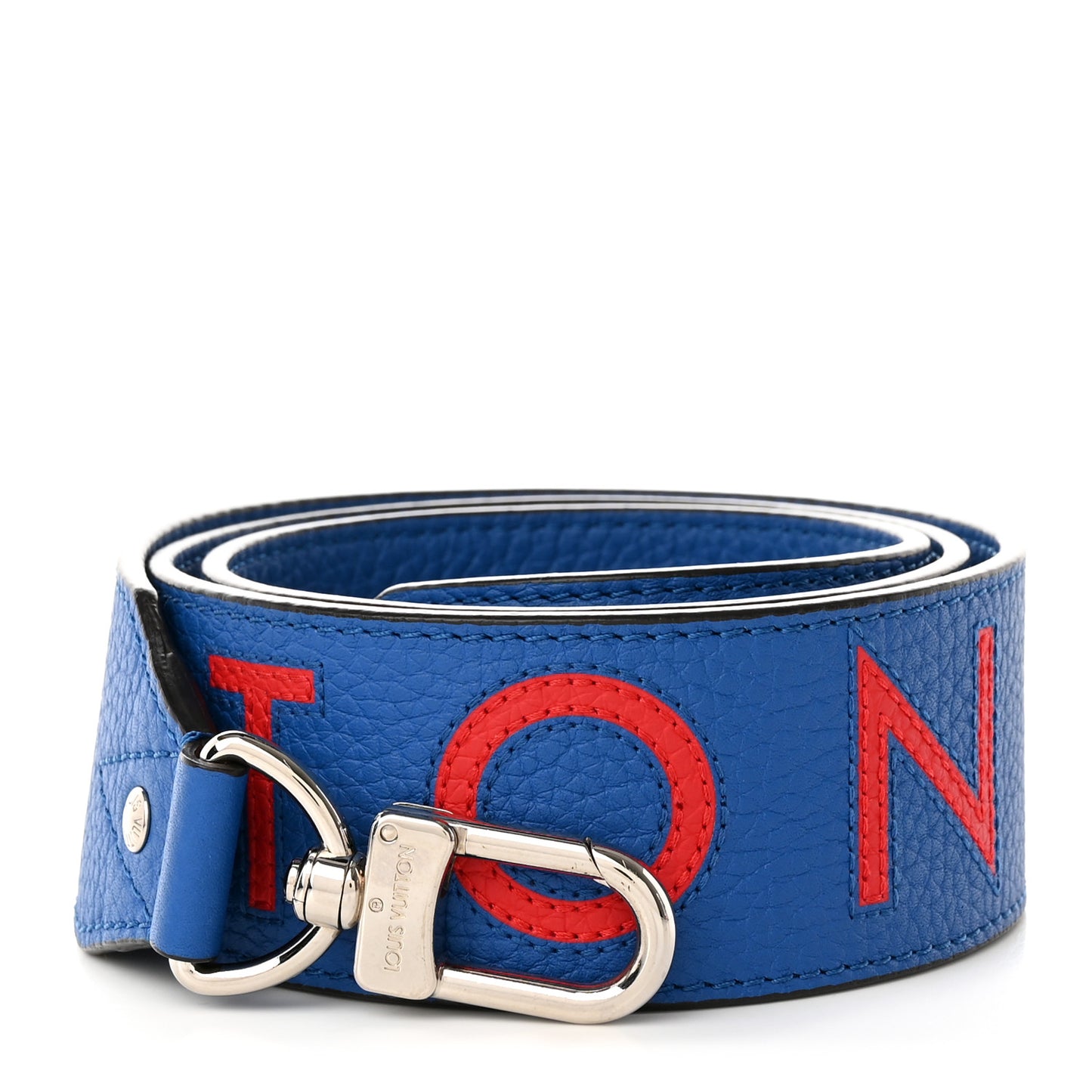 Taurillon Bandouliere Shoulder Strap Blue