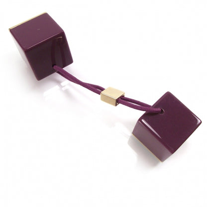 Louis Vuitton Logo Hair Cubes Purple 2 of 4