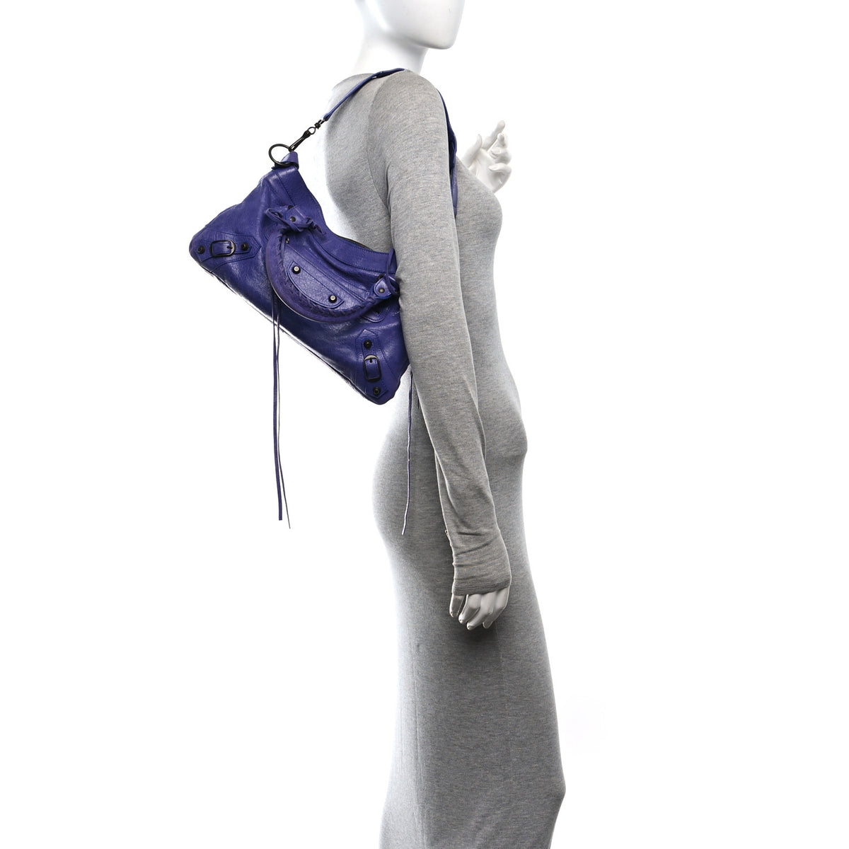 Balenciaga Agneau Classic Hardware First Bleu Lavande 2 of 12