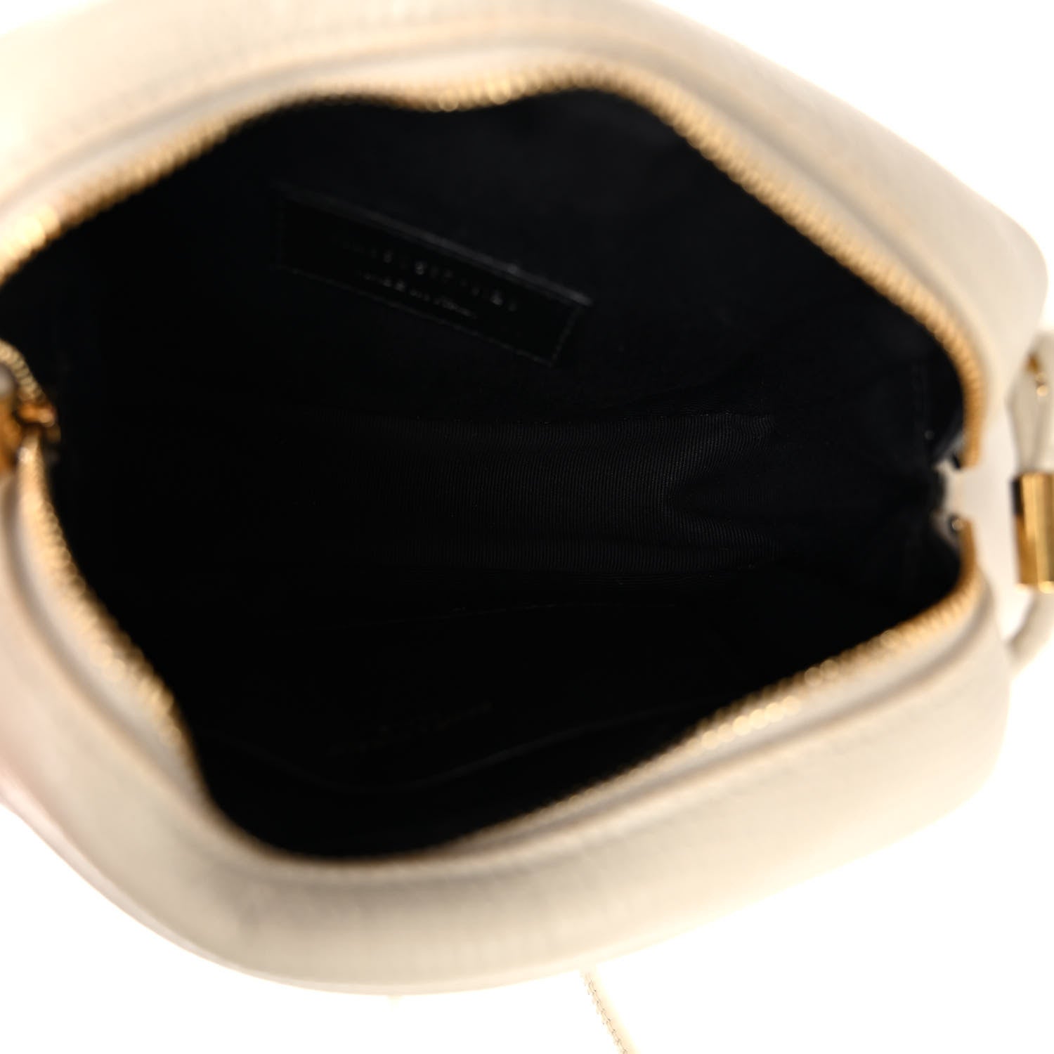 Saint Laurent Lizard Embossed Becky Camera Bag Blanc Vintage 5 of 10