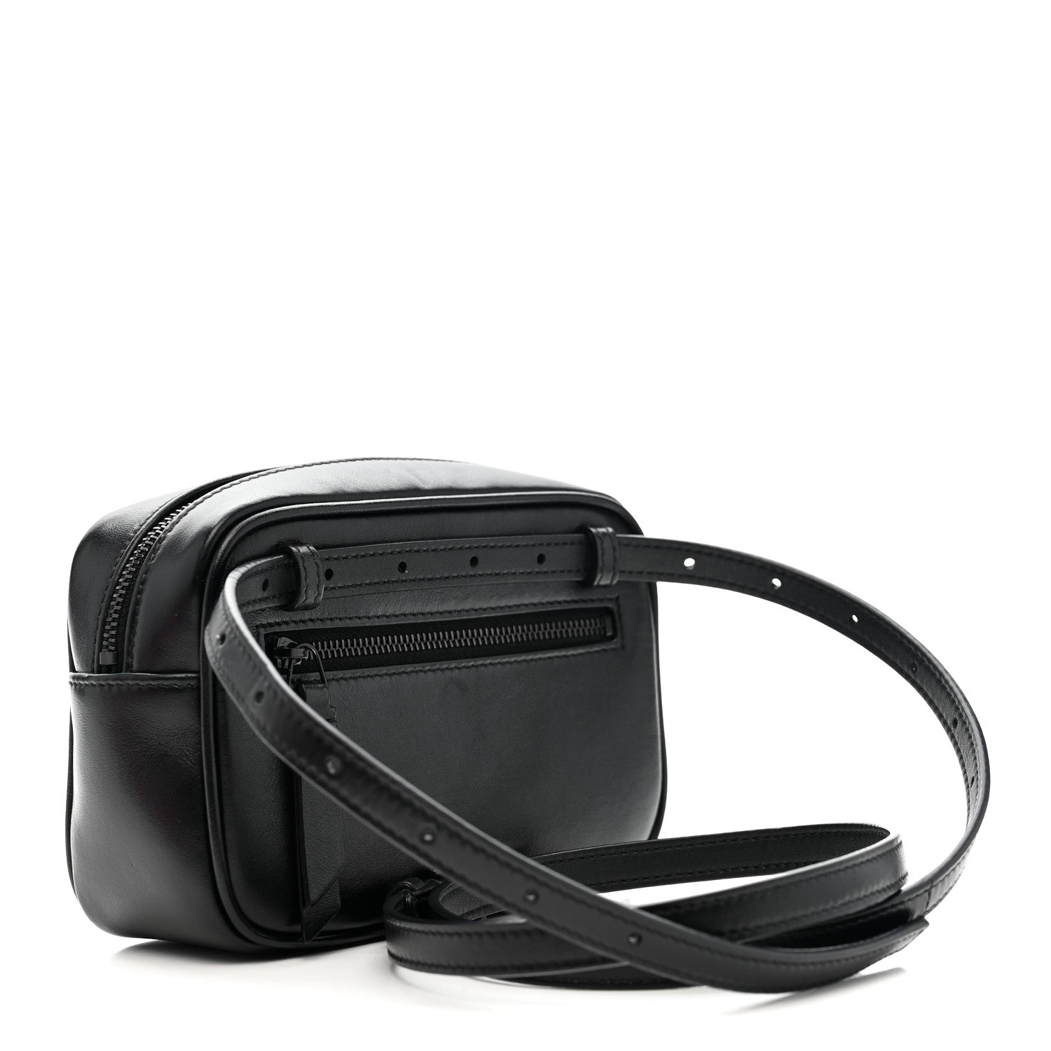 Saint Laurent Calfskin Matelasse Monogram Lou Belt Bag Black 3 of 11