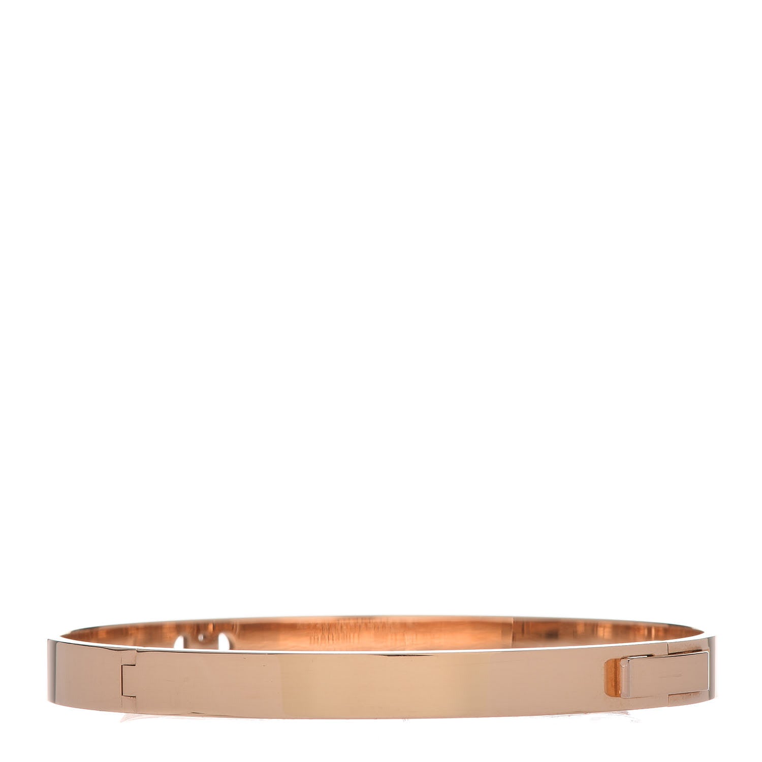 Hermes 18K Yellow Gold Diamond PM H D'Ancre Bracelet SH 3 of 5
