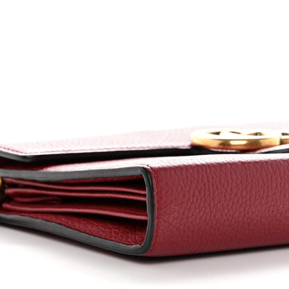 Gucci Cellarius Calfskin GG Marmont Chain Wallet Dry Rose 9 of 13
