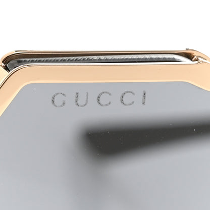 Gucci Metal Rimless Square Sunglasses GG0291S Black Gold 7 of 8