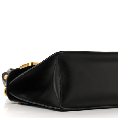 Prada City Calfskin Saffiano Cahier Top Handle Bag Black 8 of 9