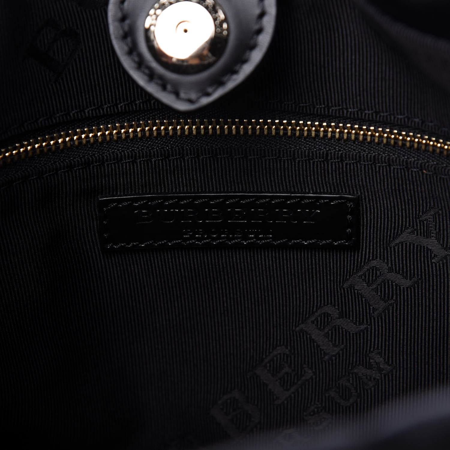 Burberry Prorsum Smooth Calfskin Small Drawstring Crossbody Black 8 of 9