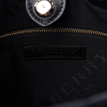 Burberry Prorsum Smooth Calfskin Small Drawstring Crossbody Black 8 of 9