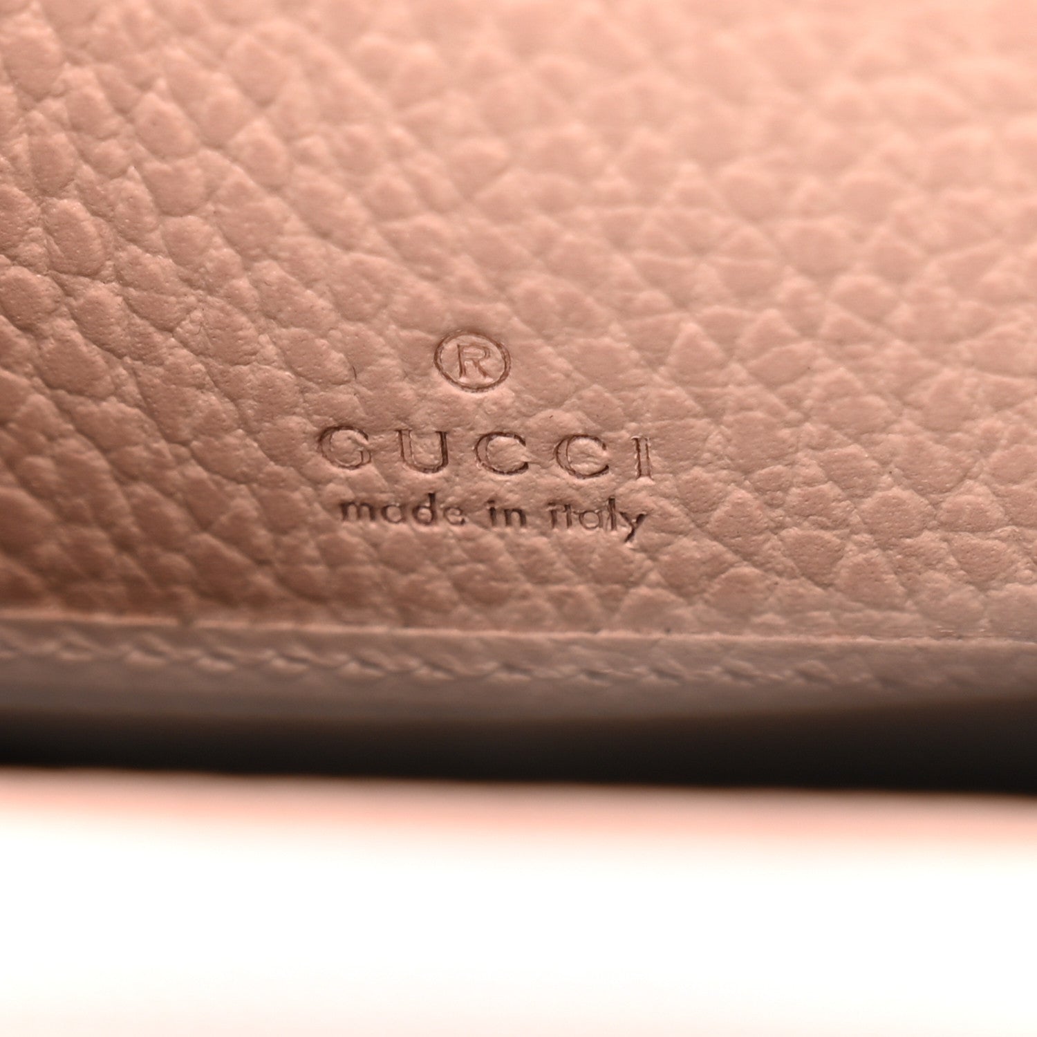 Gucci Dollar Calfskin GG Supreme Monogram GG Marmont Zip Around Wallet Light Pink Beige White 7 of 11
