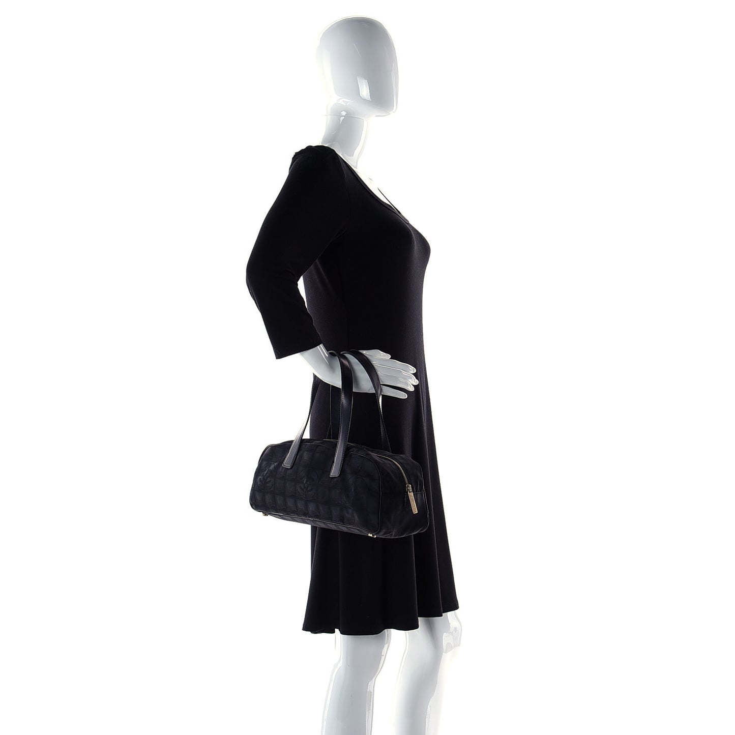 Nylon Travel Bowler Black