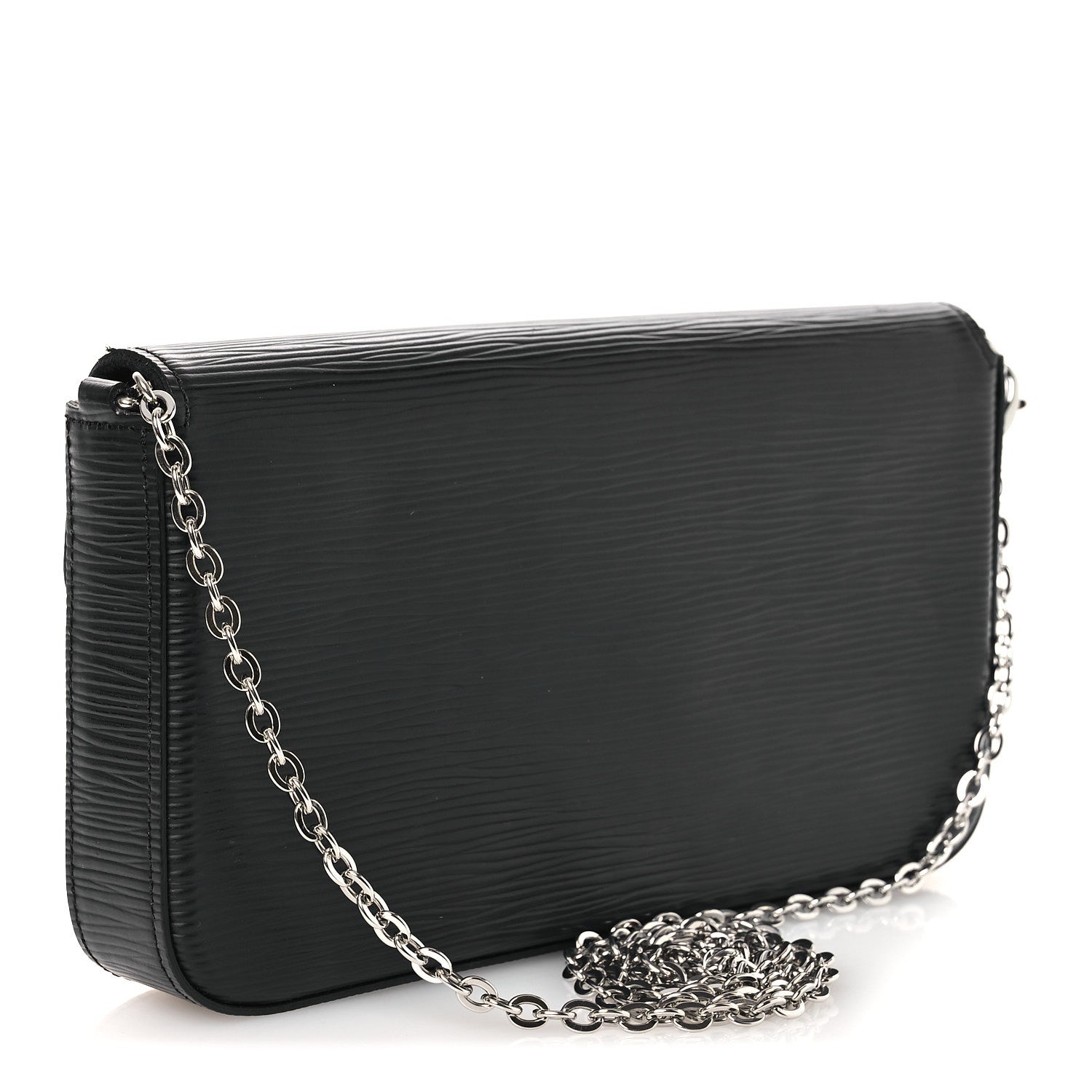 Louis Vuitton Epi Pochette Felicie Black 4 of 12