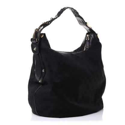 Gucci Monogram Medium Pelham Shoulder Bag Black 2 of 12
