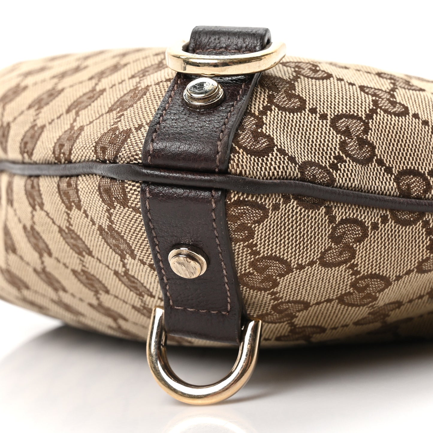 Monogram Abbey Messenger Bag Dark Brown