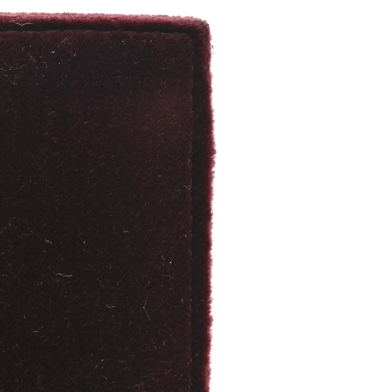 Saint Laurent Velvet Crystal Monogram Kate Tassel Shoulder Bag Burgundy 13 of 13