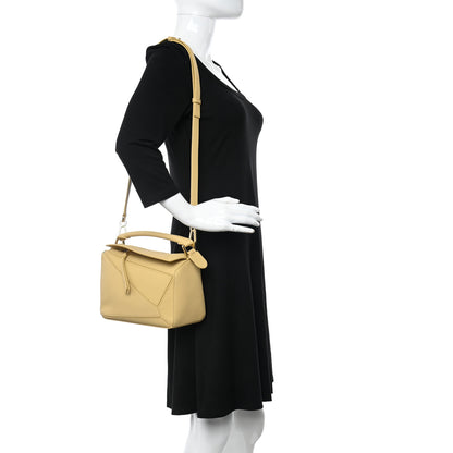 Loewe Calfskin Small Puzzle Bag Dark Butter 2 of 9