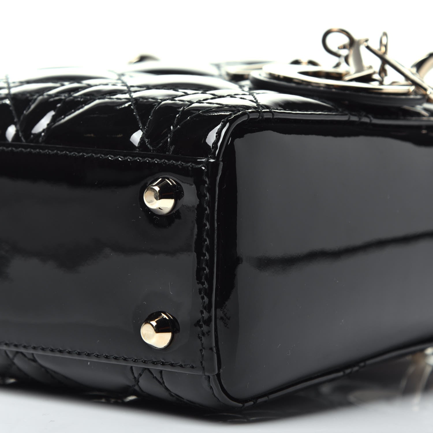 Christian Dior Patent Cannage Mini Lady Dior Black 10 of 10