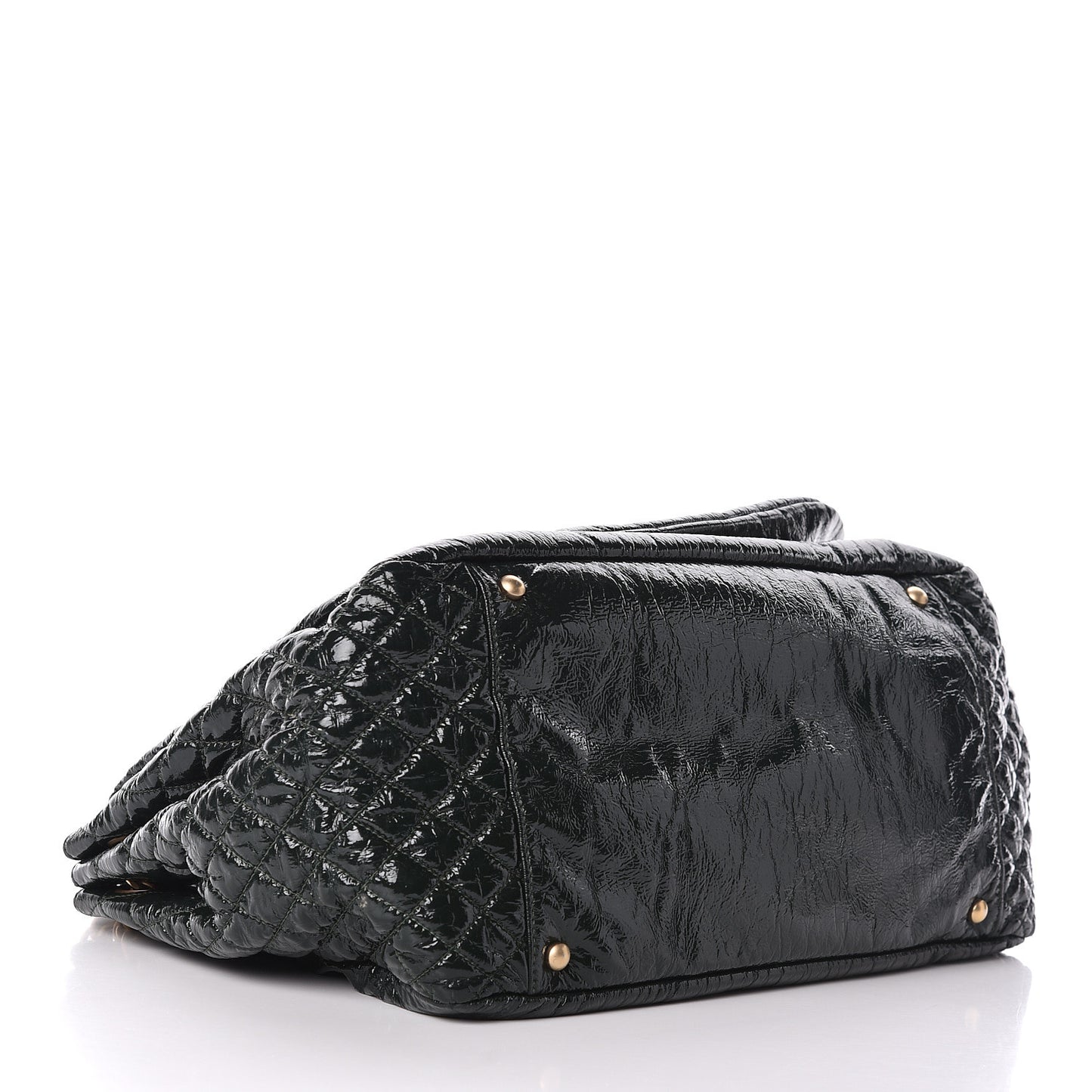 Vinyl Rock and Chain XL Flap Dark Green