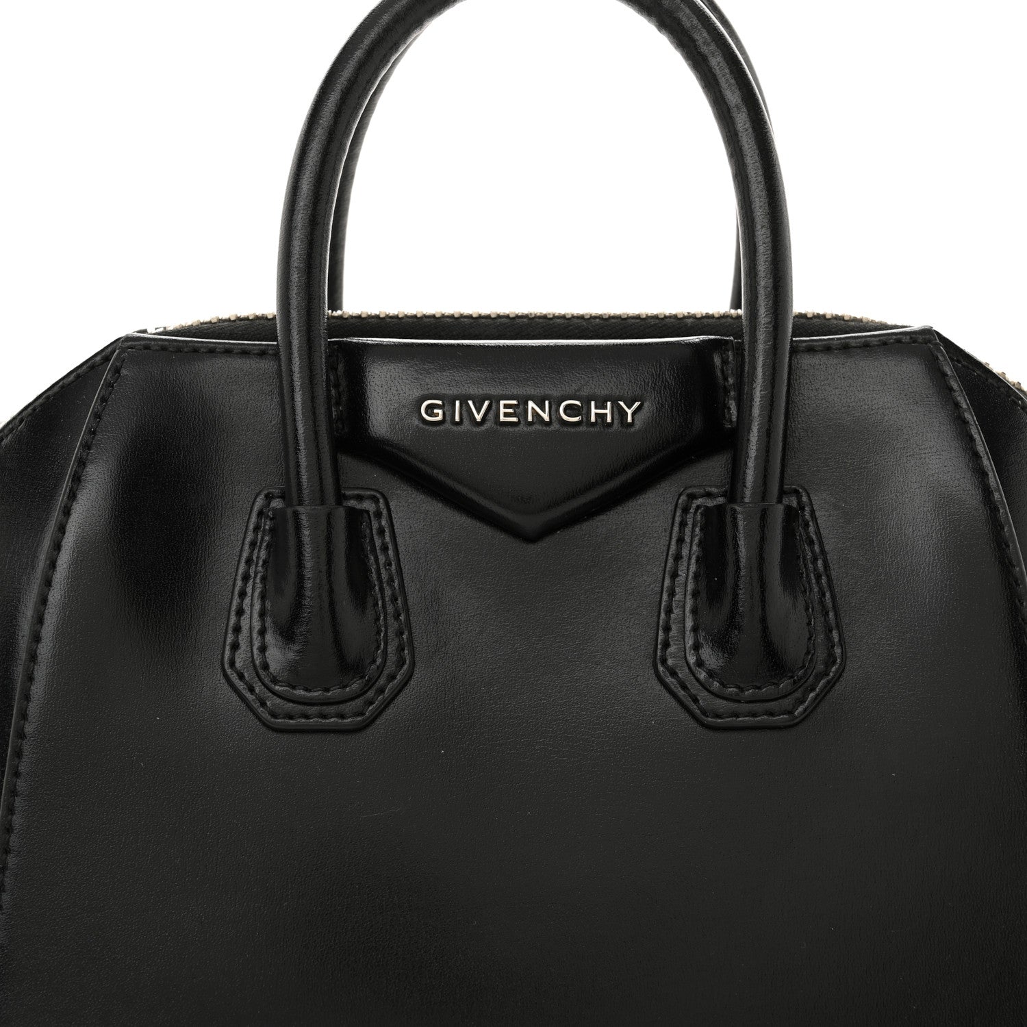 Givenchy Shiny Lord Calfskin Mini Antigona Black 8 of 11