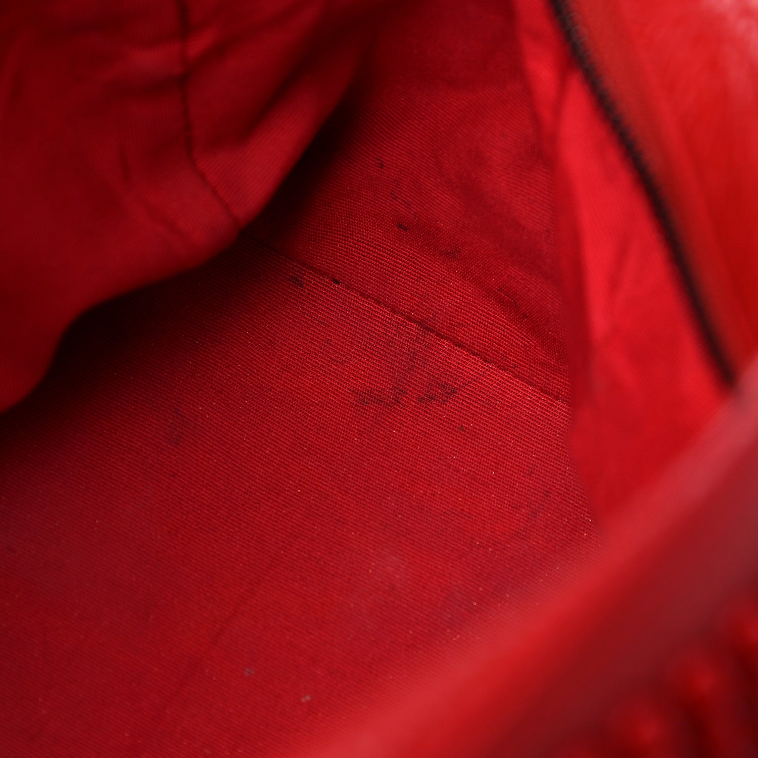 Christian Louboutin Grained Calfskin Studded Panettone Bowling Bag Red 15 of 17