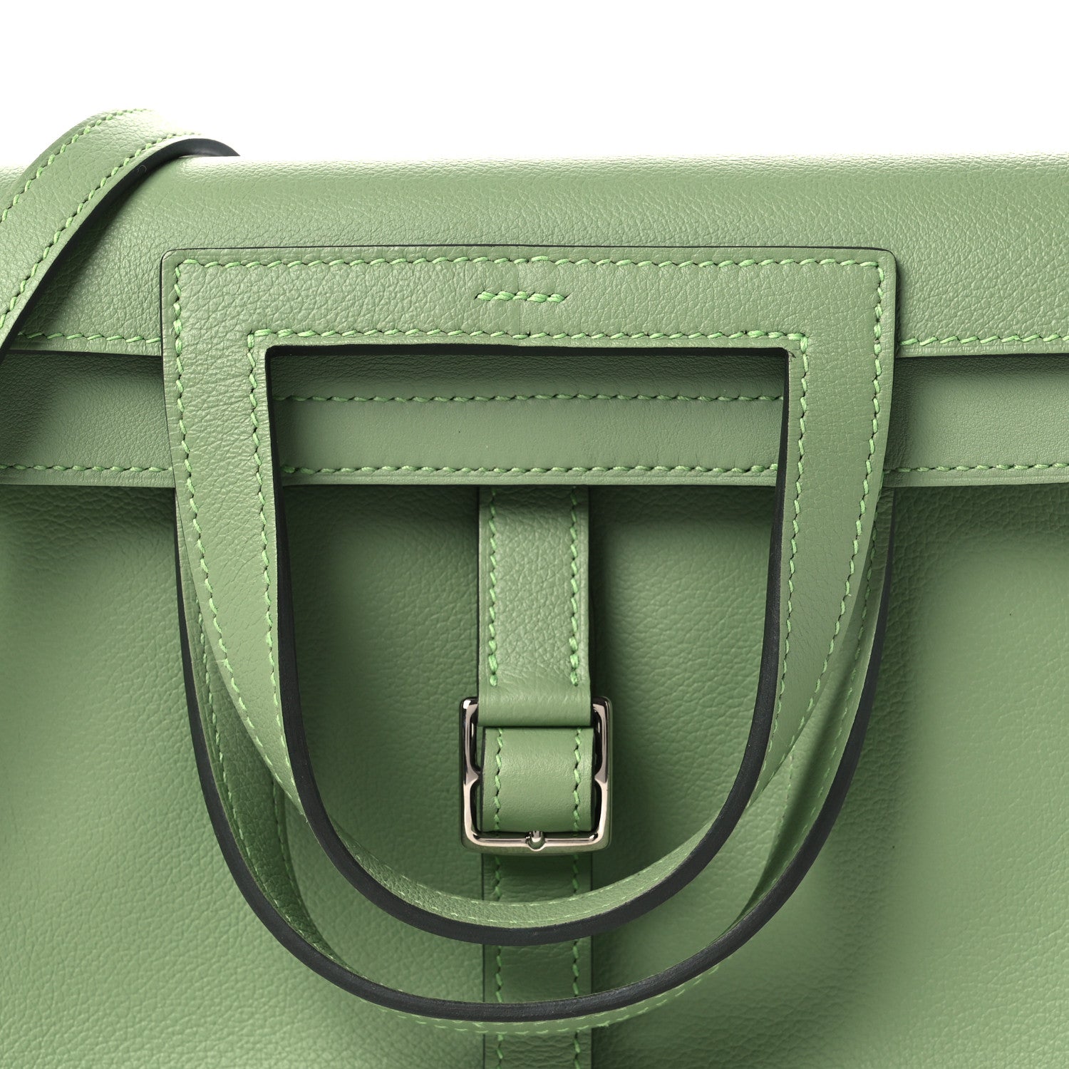 Hermes Evercolor Halzan 25 Vert Criquet 1826928 – FASHIONPHILE