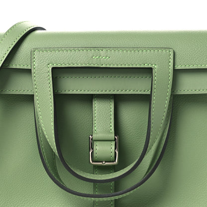 Hermes Evercolor Halzan 25 Vert Criquet 8 of 11