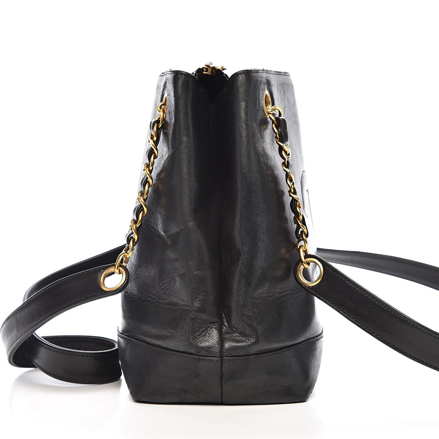 Chanel Lambskin CC Shoulder Bag Black 17 of 20