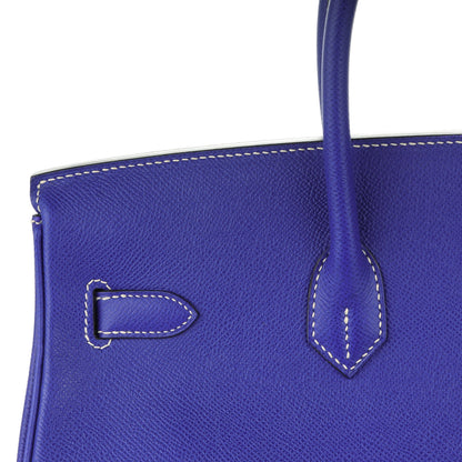 Hermes Epsom Birkin 35 Bleu Electrique Mykonos 19 of 24