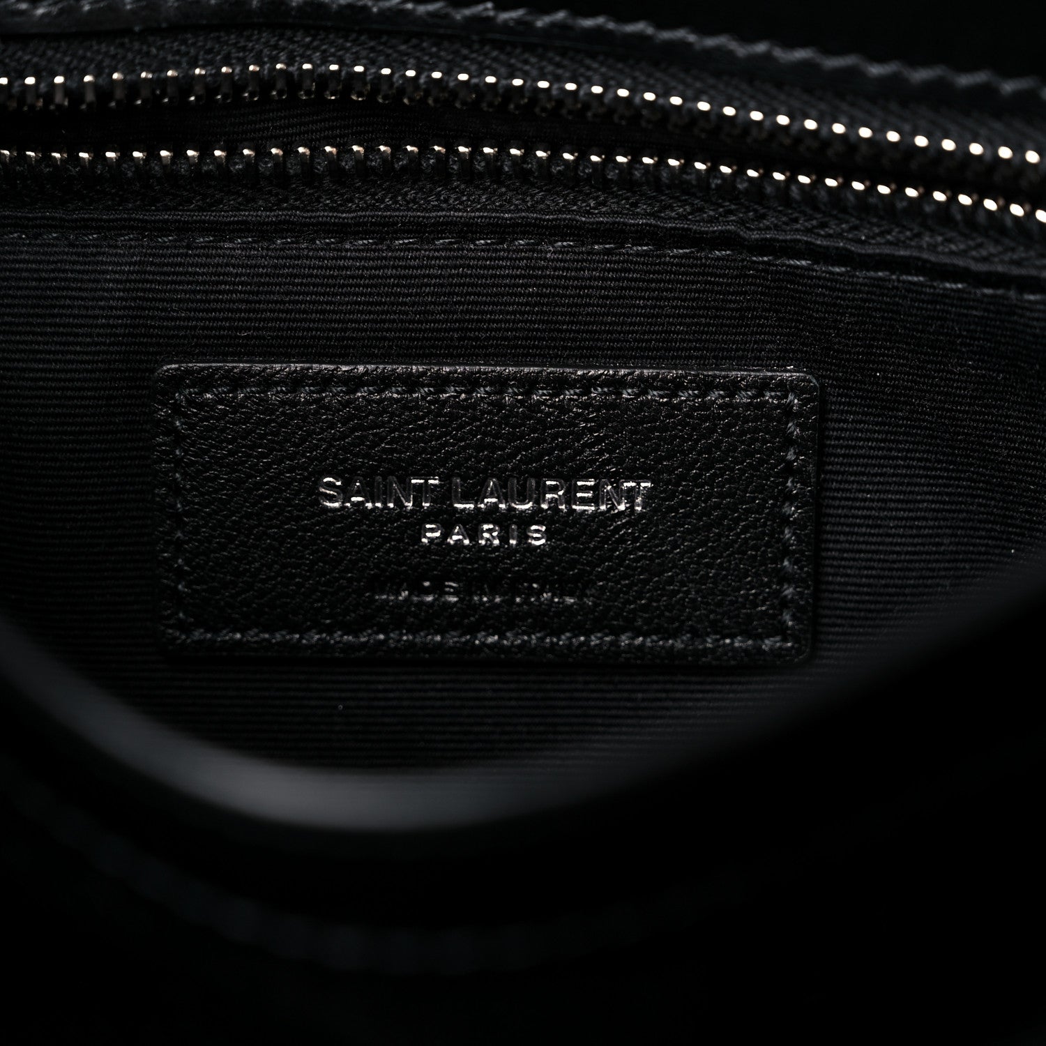 Saint Laurent Calfskin Y Quilted Monogram Toy Loulou Crossbody Bag Black 7 of 10