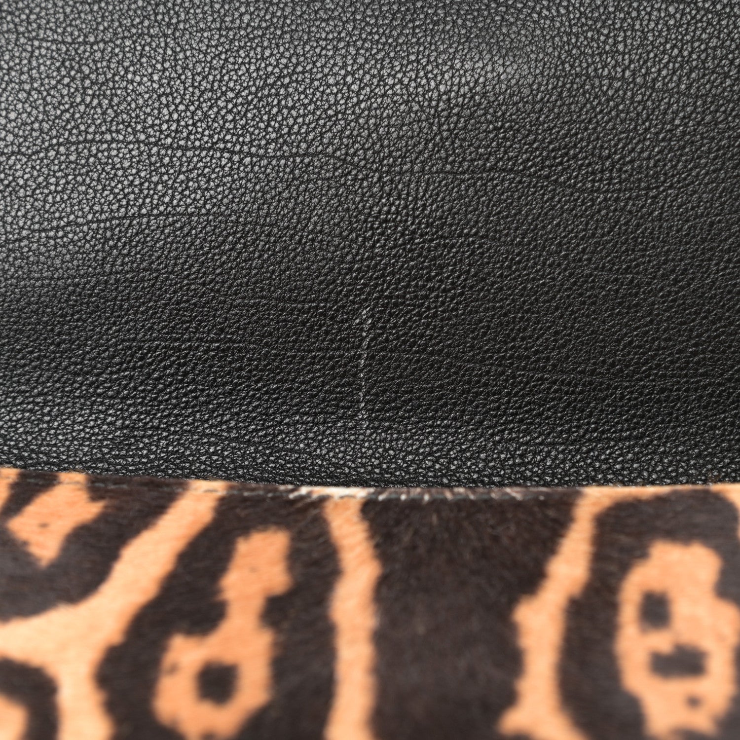 Saint Laurent Pony Hair Leopard Print Y Ligne Clutch 8 of 8
