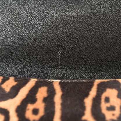 Saint Laurent Pony Hair Leopard Print Y Ligne Clutch 8 of 8