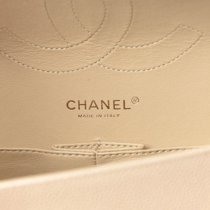 Chanel Caviar Quilted Jumbo Double Flap Beige Clair 6 of 16